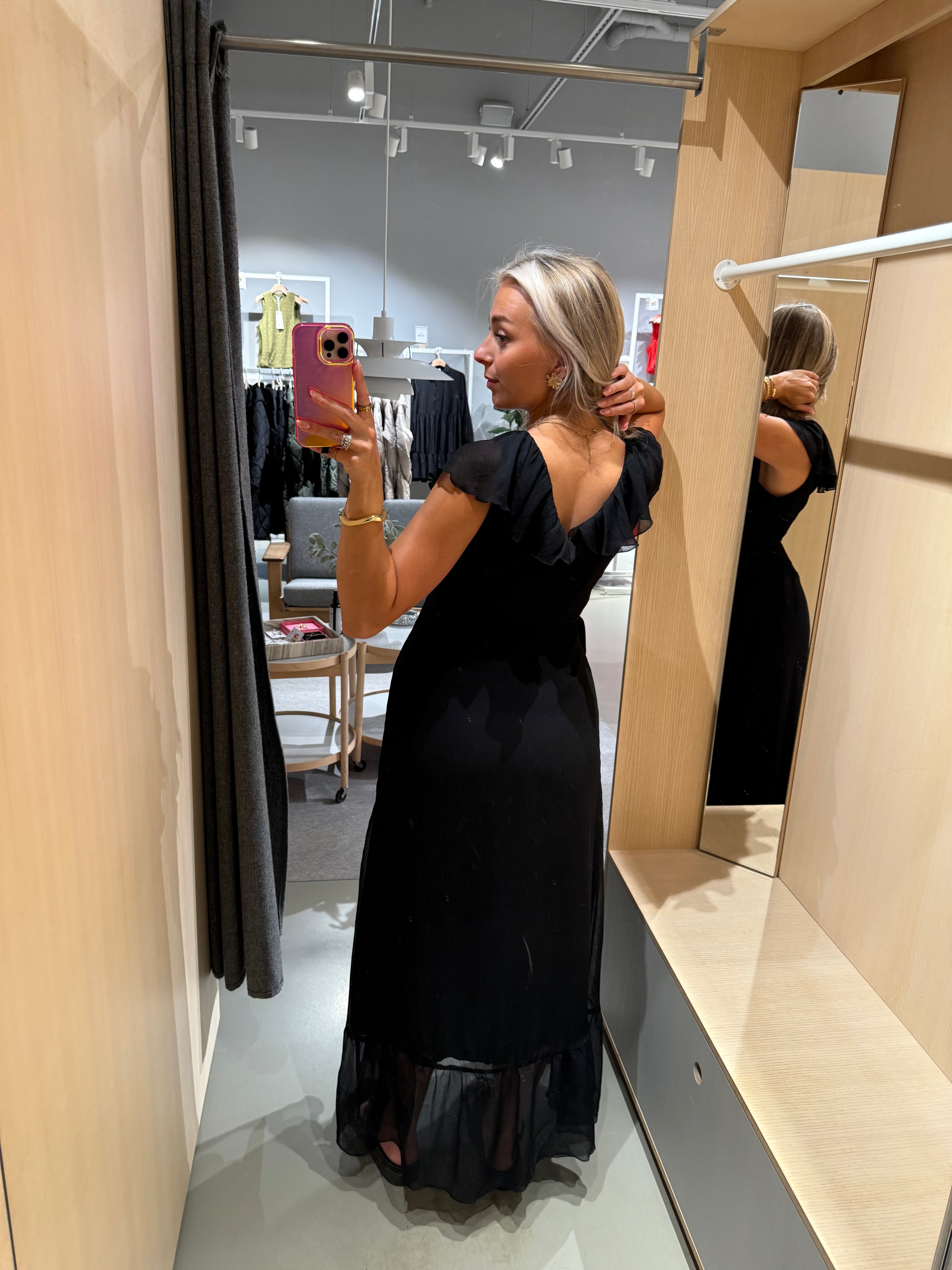 VIFALIA Wrap Dress - Black